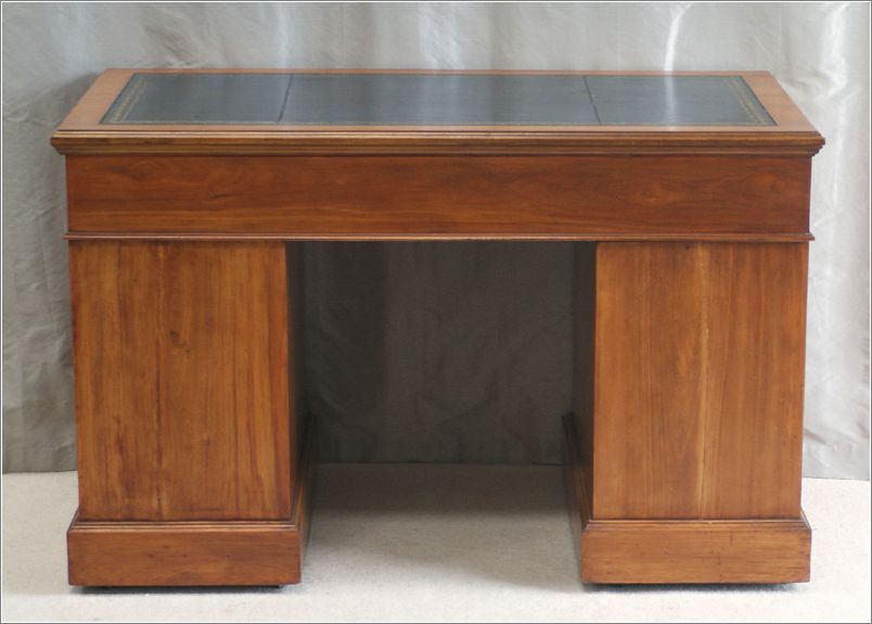 2026 Antique Small Satinwood Pedestal Desk (11)